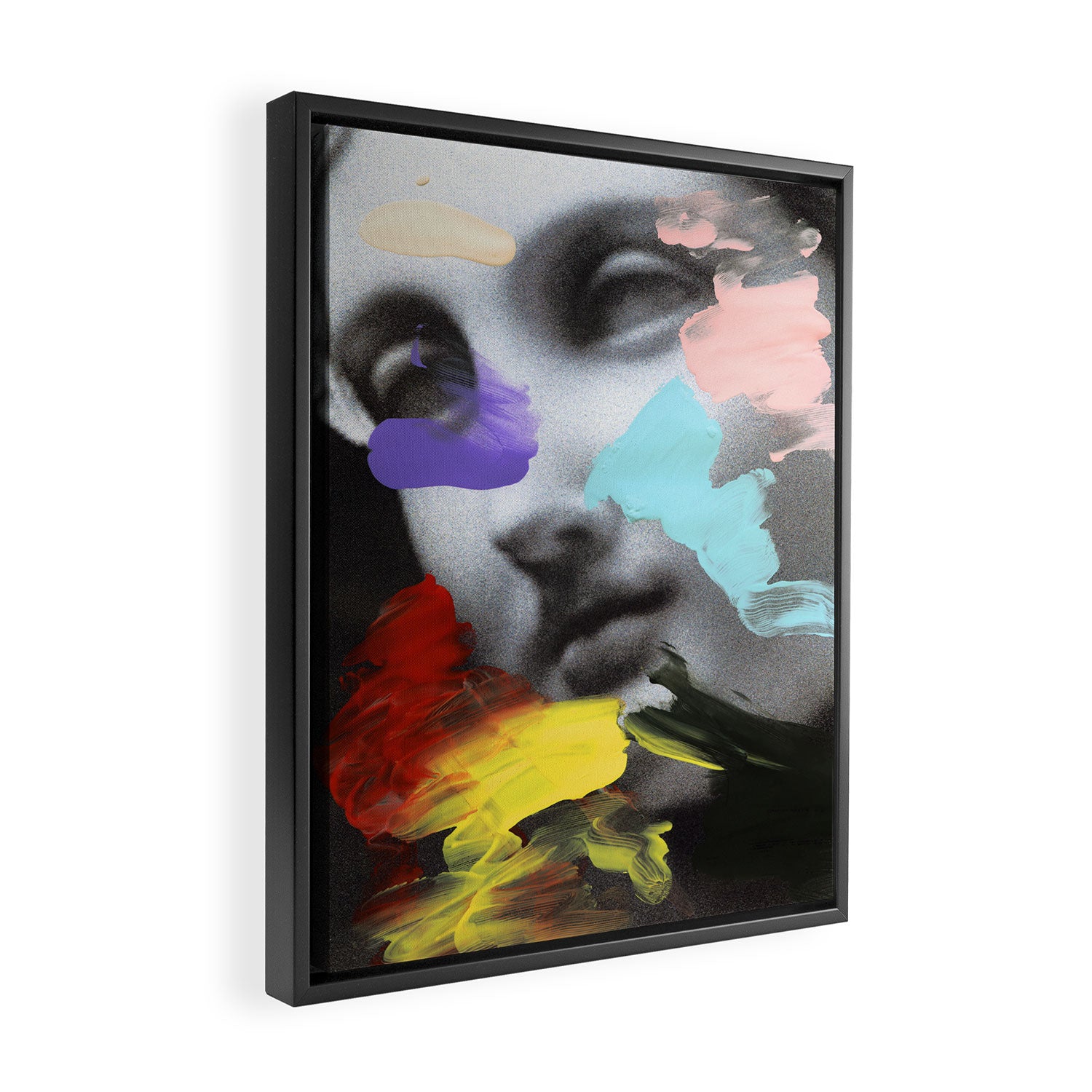 Composition 458 Framed Canvas Print Gallery Image 2