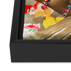 Composition 491 Framed Canvas Print Gallery Image 3