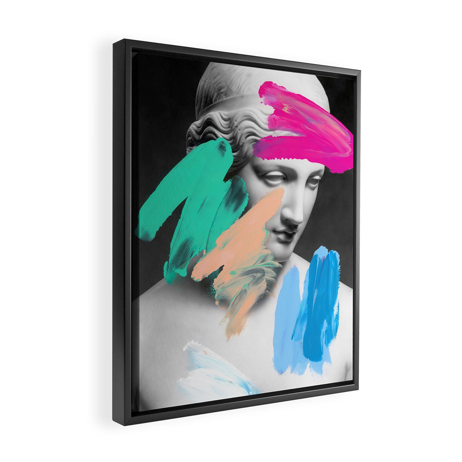 Composition 704 Framed Canvas Print Gallery Image 2