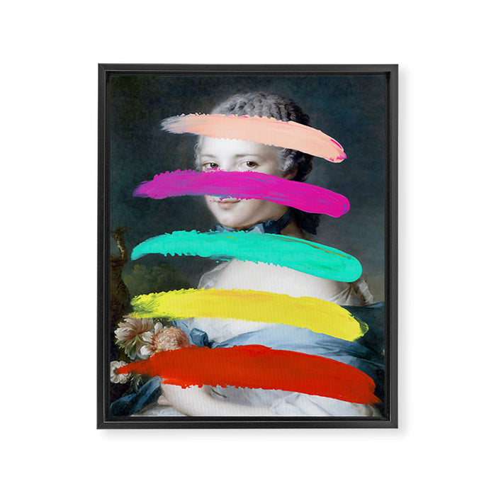 Composition 709 Framed Canvas Print Gallery Image 1