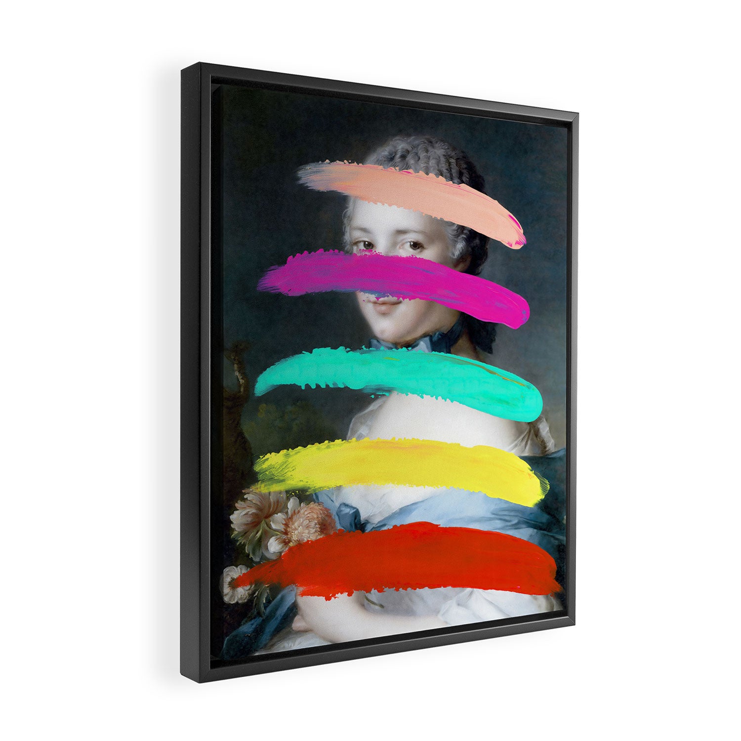 Composition 709 Framed Canvas Print Gallery Image 2