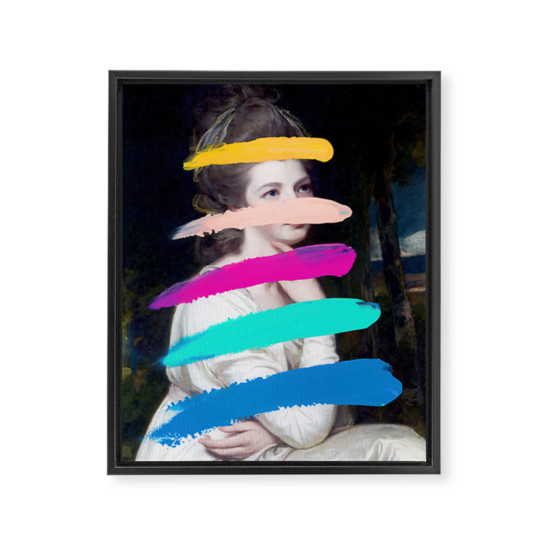Composition 711 Framed Canvas Print Gallery Image 8