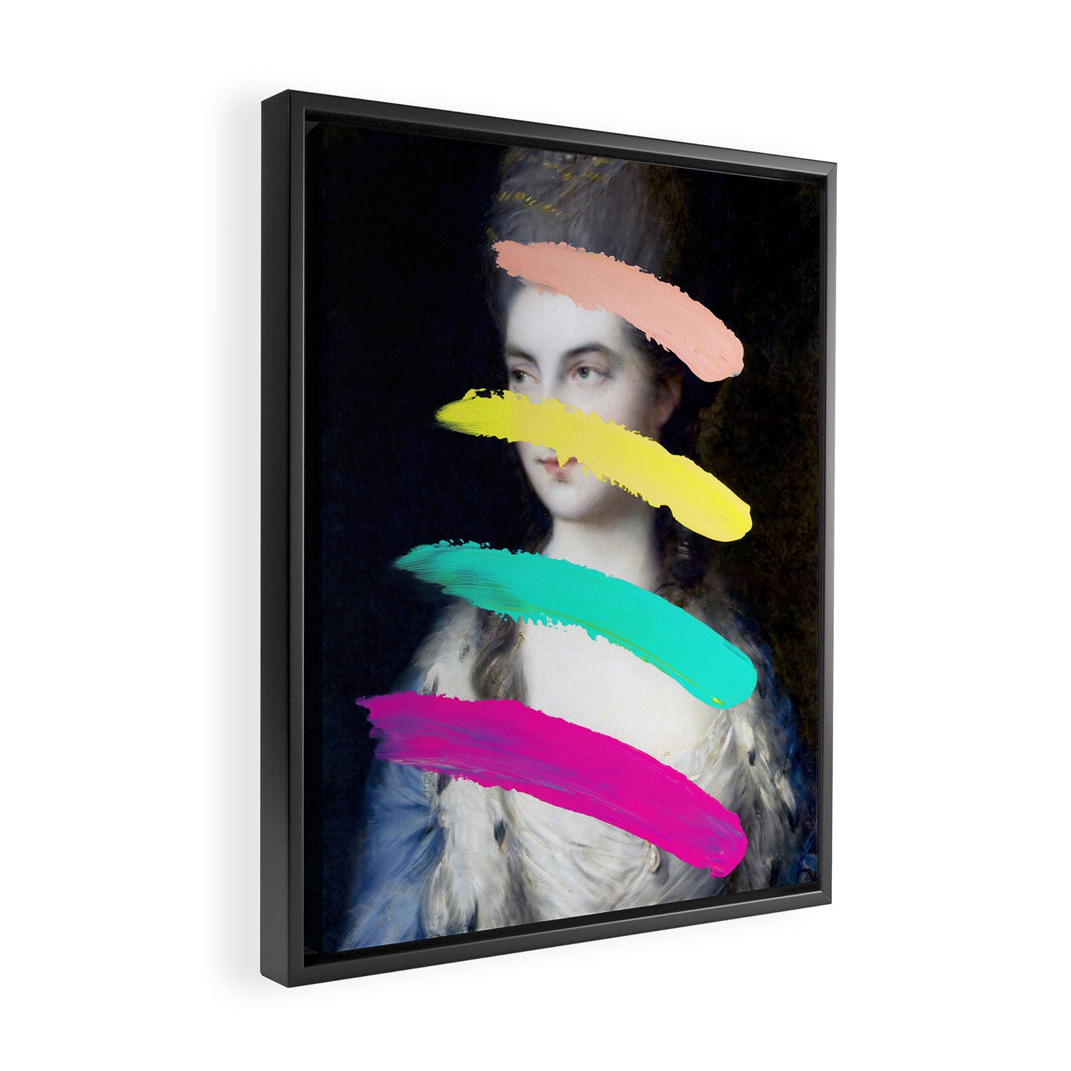 Composition 716 Framed Canvas Print Gallery Image 2