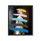 Composition 736 Framed Canvas Print Gallery Image 8