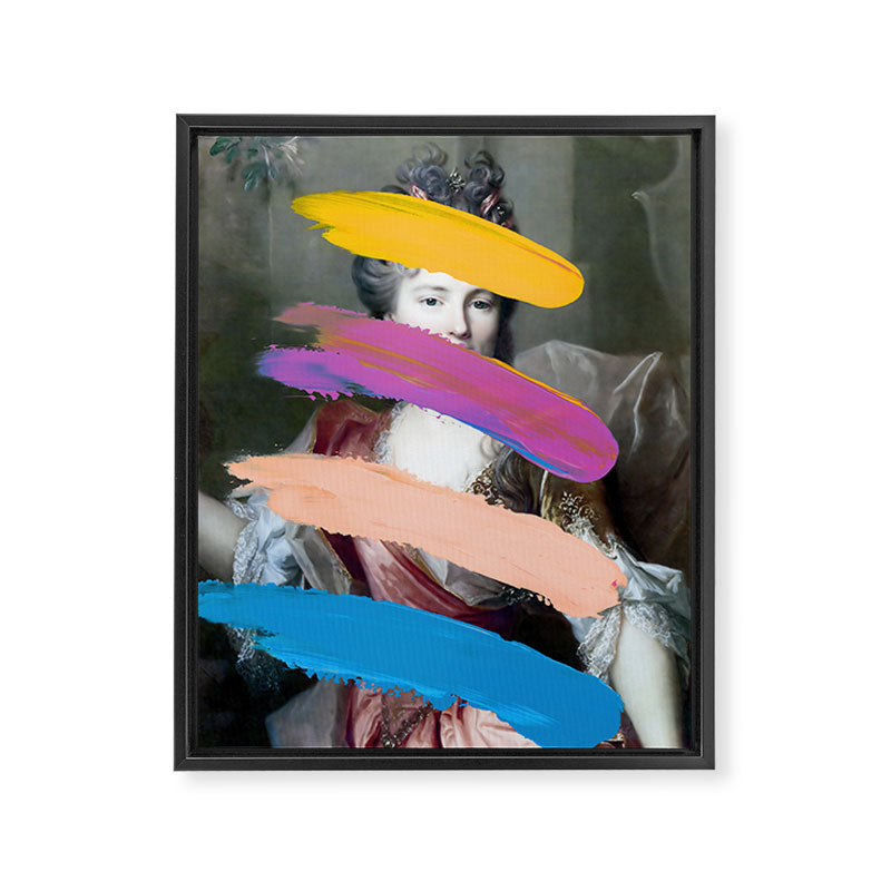 Composition 740 Framed Canvas Print Gallery Image 8