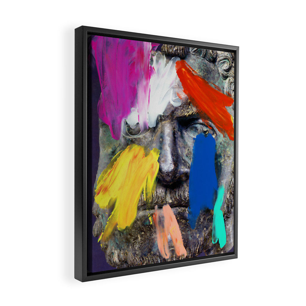 Composition 743 Framed Canvas Print Gallery Image 2