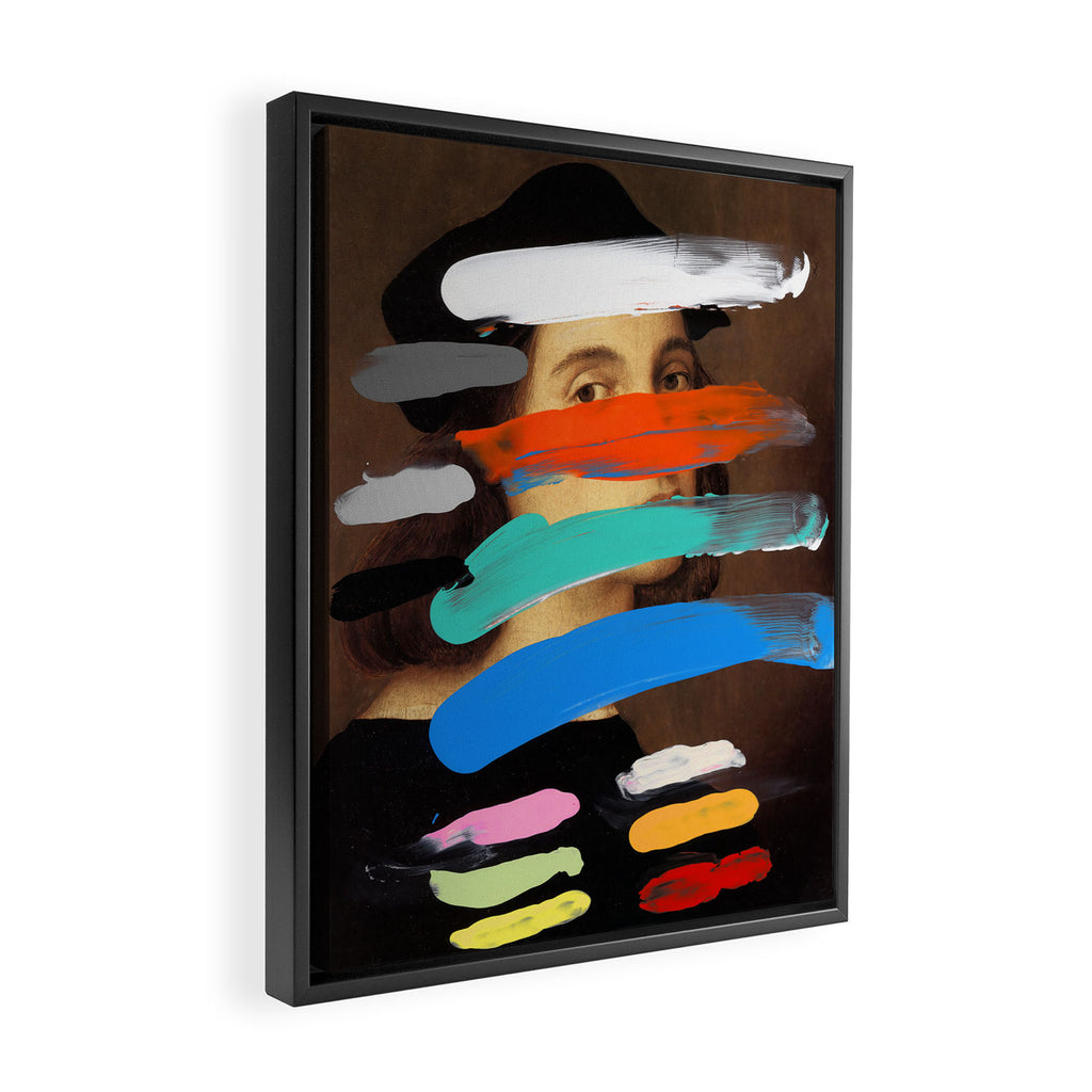 Composition 756 Framed Canvas Print Gallery Image 2