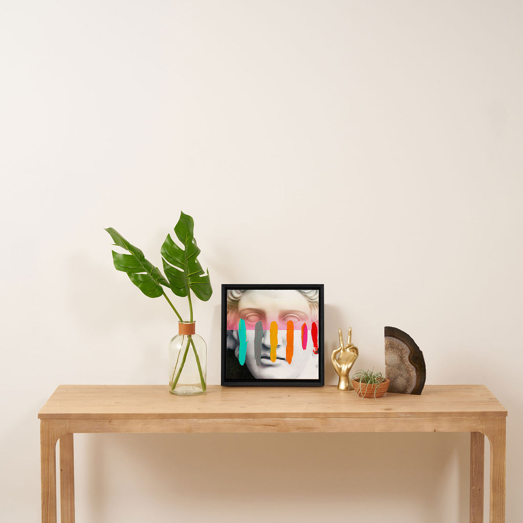 Composition on Panel 2 Framed Canvas Print Gallery Image 3