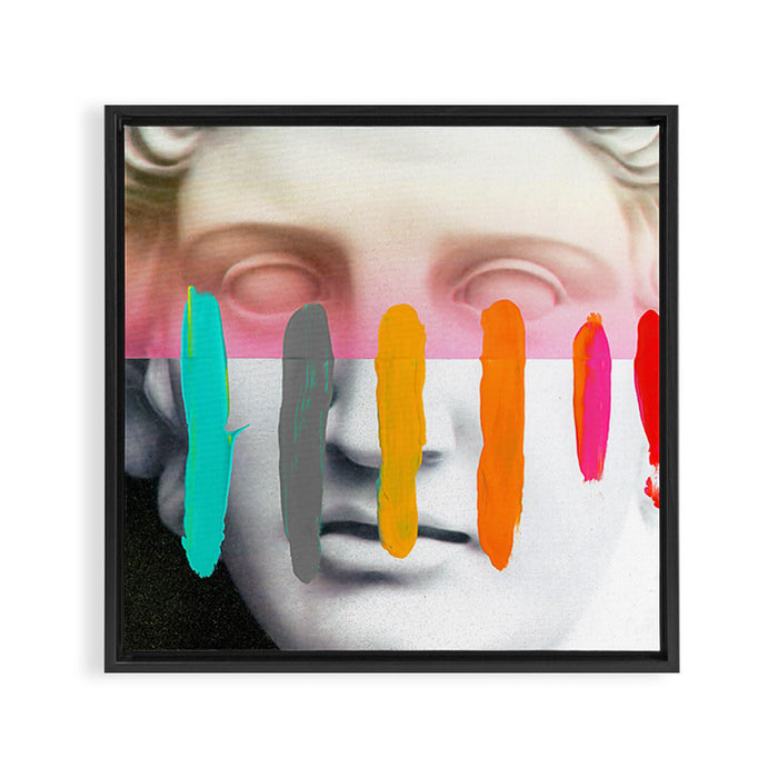 Composition on Panel 2 Framed Canvas Print Gallery Image 1