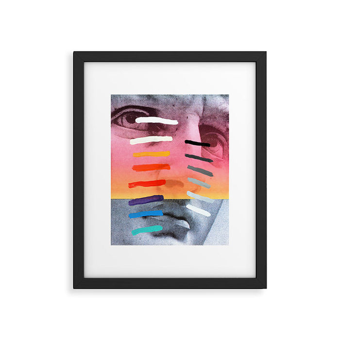 Composition on Panel 4 Framed Art Print Gallery Image 1