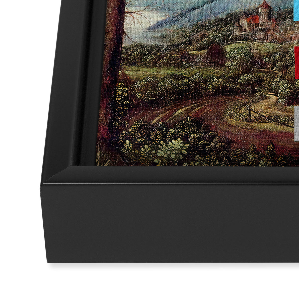 Danube Landscape Framed Canvas Print Gallery Image 3