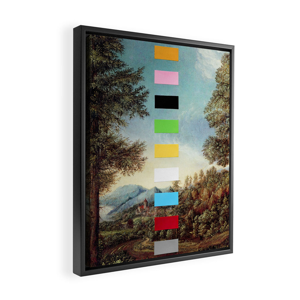 Danube Landscape Framed Canvas Print Gallery Image 2