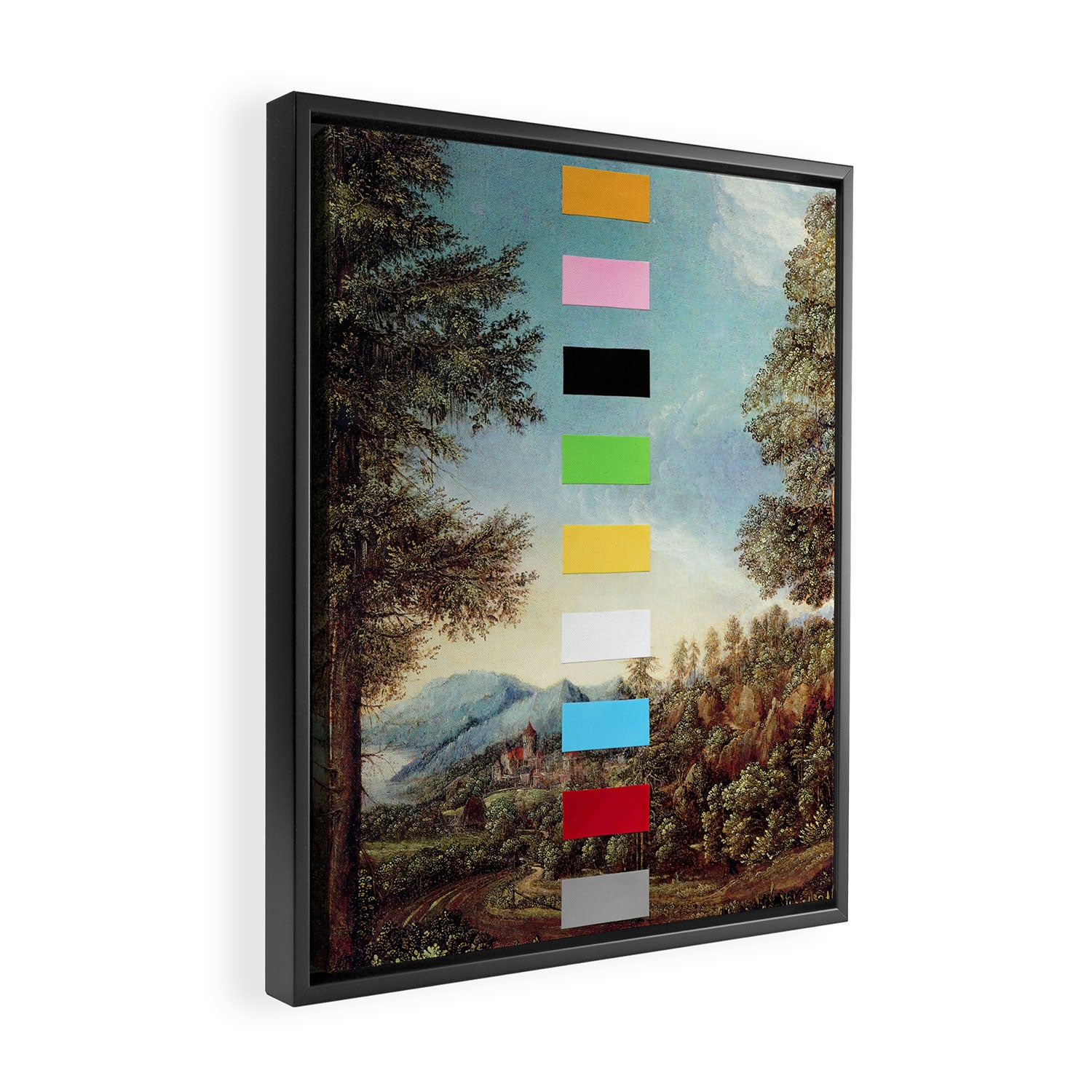 Danube Landscape Framed Canvas Print Gallery Image 2