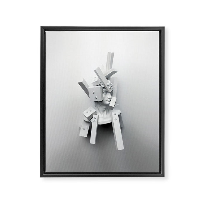 From The Perspective of Accumulation Framed Canvas Print Gallery Image 1