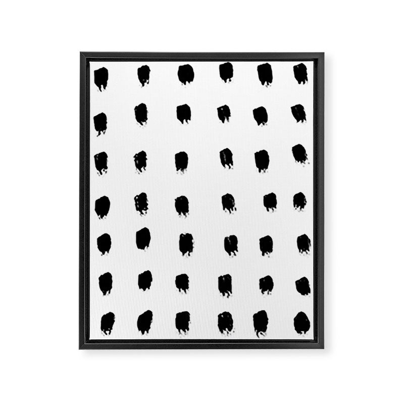 Jacques Pattern Framed Canvas Print Gallery Image 6