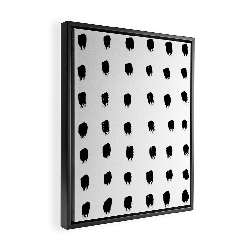 Jacques Pattern Framed Canvas Print Gallery Image 2