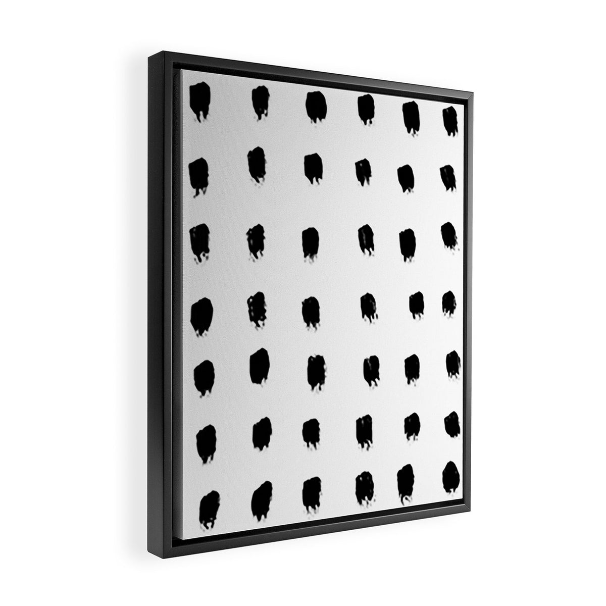 Jacques Pattern Framed Canvas Print Gallery Image 2