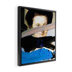 Picture of a Lady With Paint Smears Framed Canvas Print Gallery Image 2