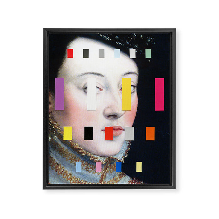 Portrait With A Spectrum 4 Framed Canvas Print Gallery Image 1