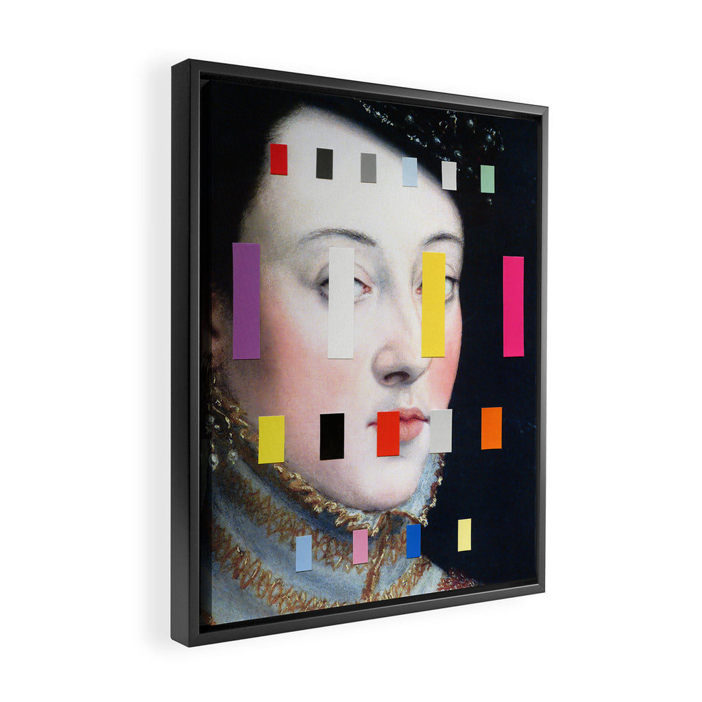 Portrait With A Spectrum 4 Framed Canvas Print Gallery Image 2
