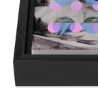 Statue With A Dot Gradient 2 Framed Canvas Print Gallery Image 3