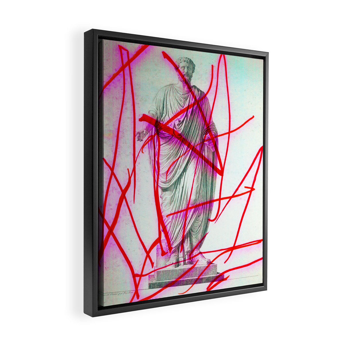Strike 19 Framed Canvas Print Gallery Image 2