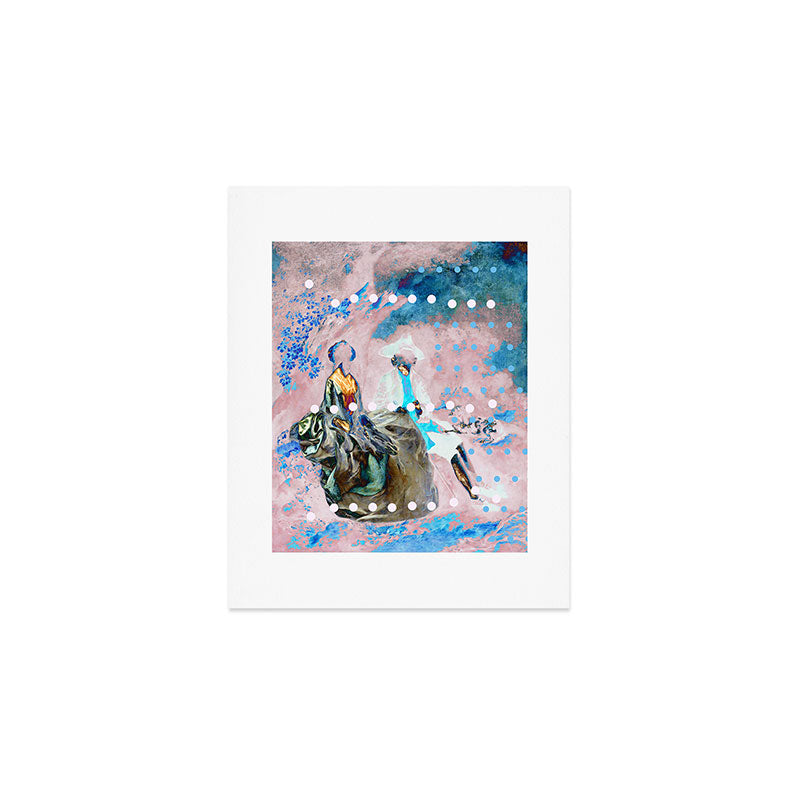 The Lovers In Pink Art Print Gallery Image 1