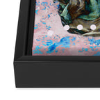 The Lovers In Pink Framed Canvas Print Gallery Image 3