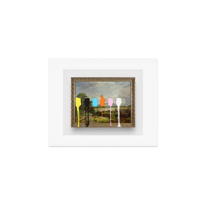 Thrift Store Landscape with a Color Test Art Print Gallery Image 1