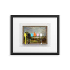 Thrift Store Landscape with a Color Test Framed Art Print Gallery Image 6