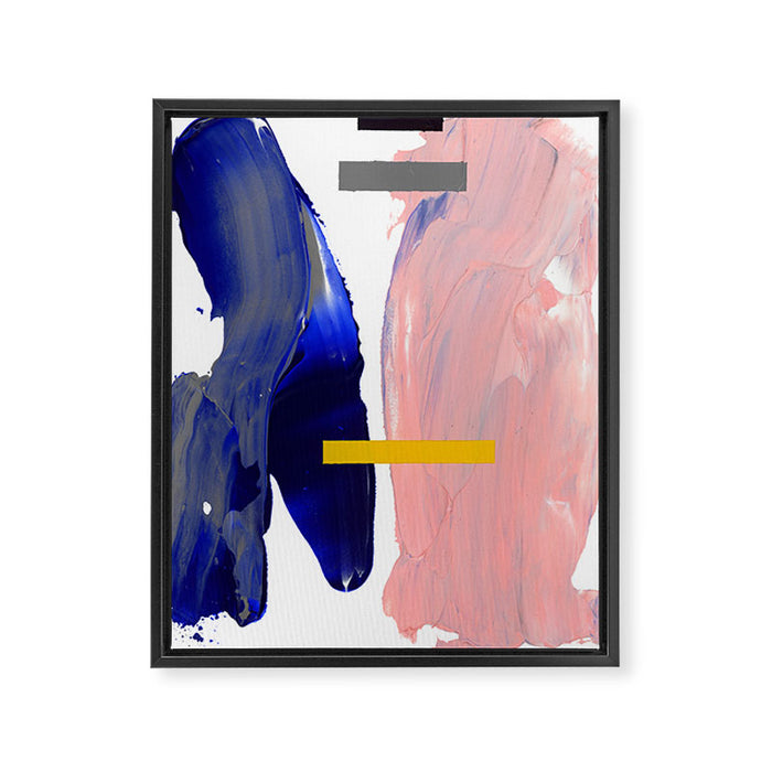 Untitled (Abstract Composition 2017008) Framed Canvas Print Gallery Image 1