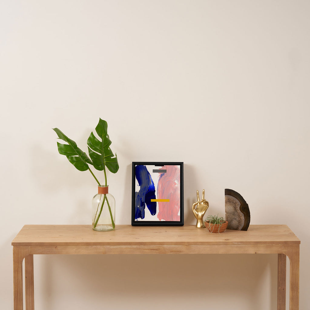 Untitled (Abstract Composition 2017008) Framed Canvas Print Gallery Image 4
