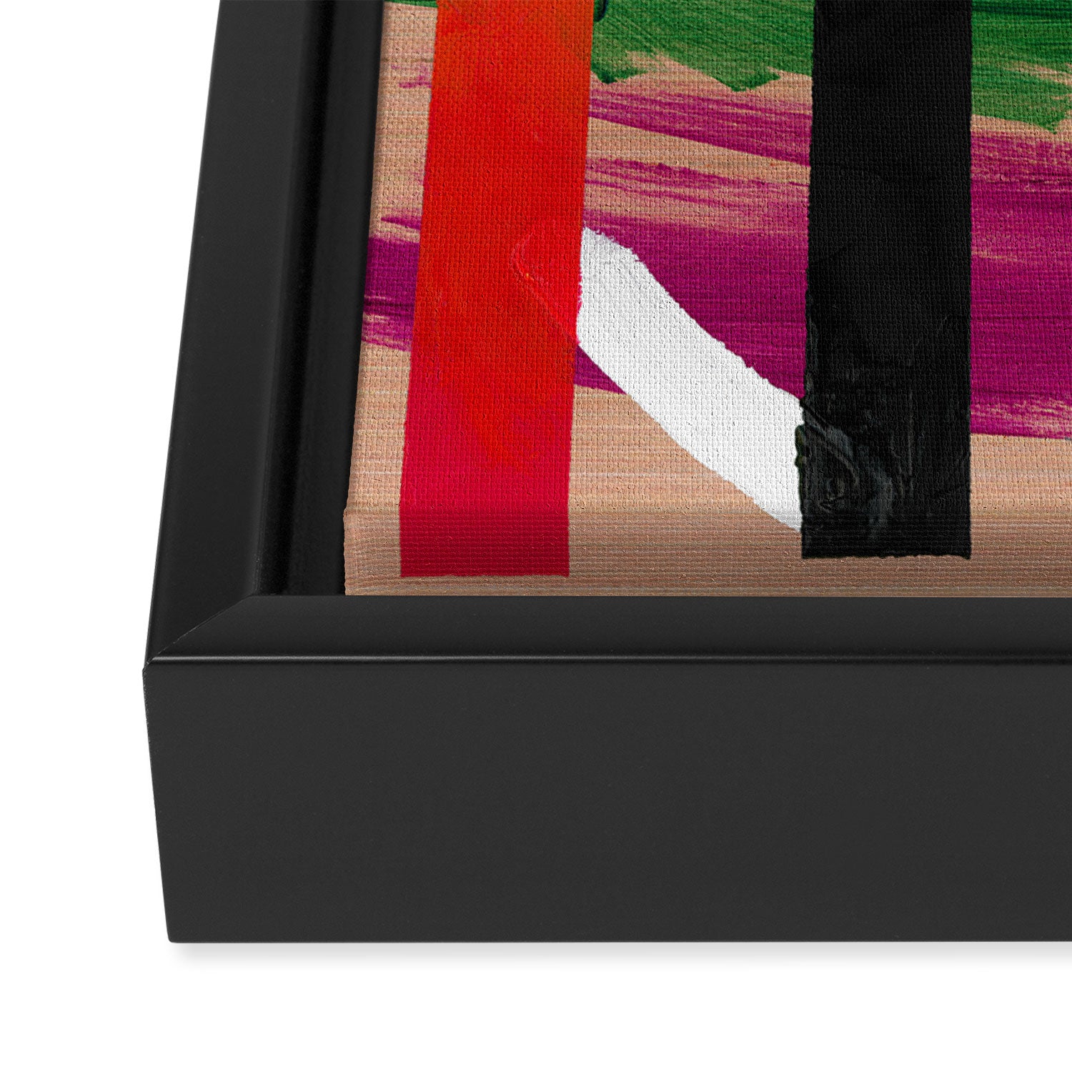 Untitled (Abstract Composition 2017018) Framed Canvas Print Gallery Image 3