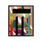 Untitled (Abstract Composition 2017018) Framed Canvas Print Gallery Image 6
