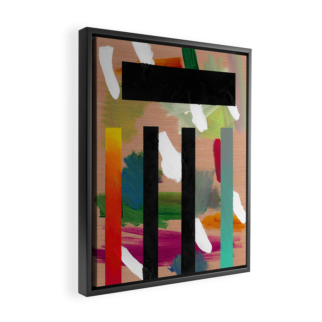 Untitled (Abstract Composition 2017018) Framed Canvas Print Gallery Image 2