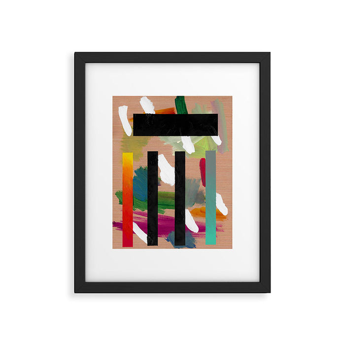 Untitled (Abstract Composition 2017018) Framed Art Print Gallery Image 1
