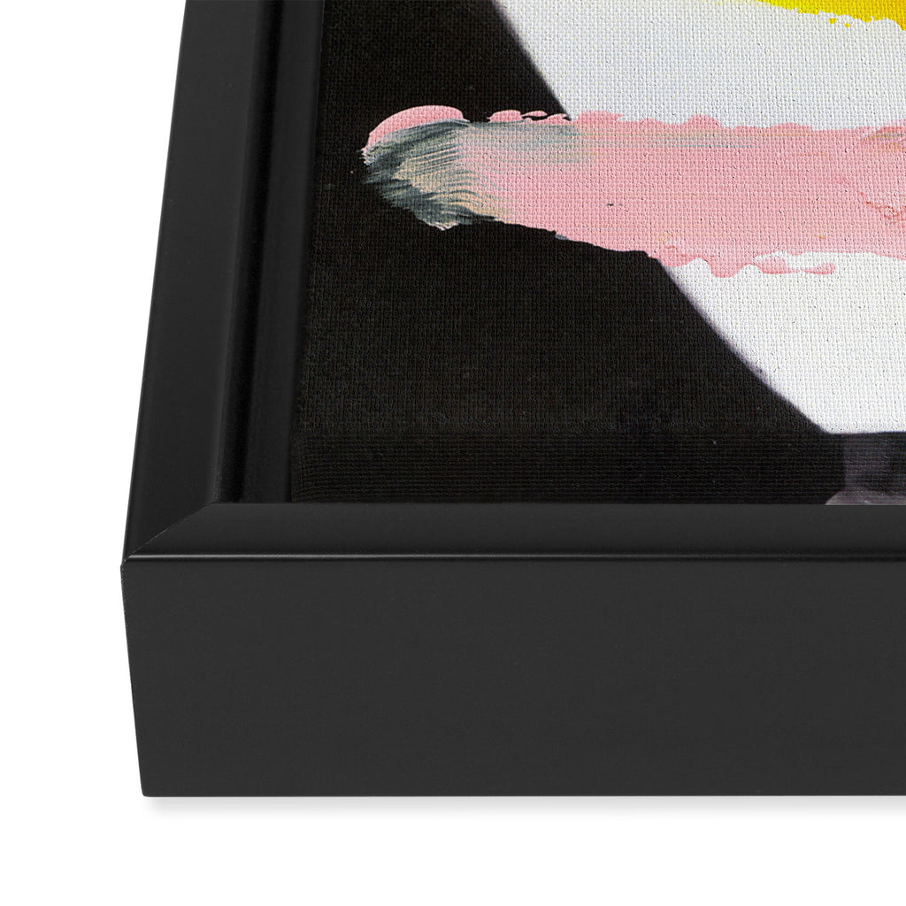 Untitled (Finger Paint 1) Framed Canvas Print Gallery Image 3