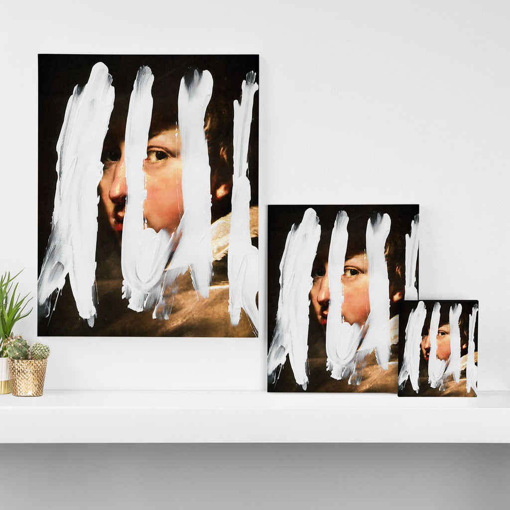 Untitled (Finger Paint 2) Canvas Print Gallery Image 3