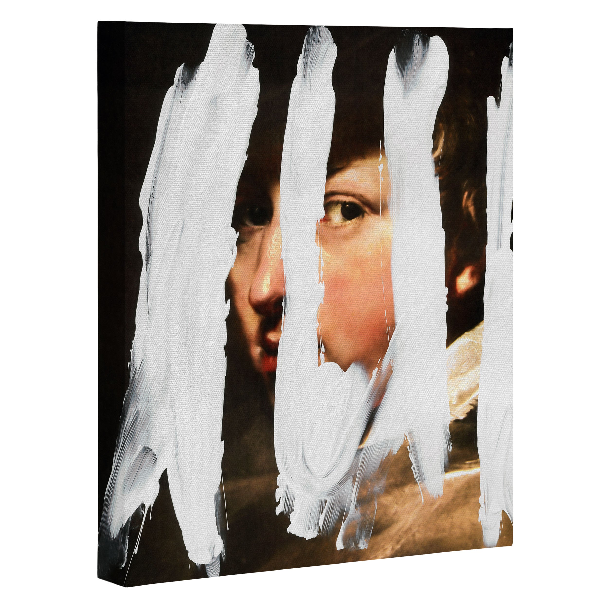 Untitled (Finger Paint 2) Canvas Print Gallery Image 3