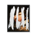 Untitled (Finger Paint 2) Framed Canvas Print Gallery Image 6