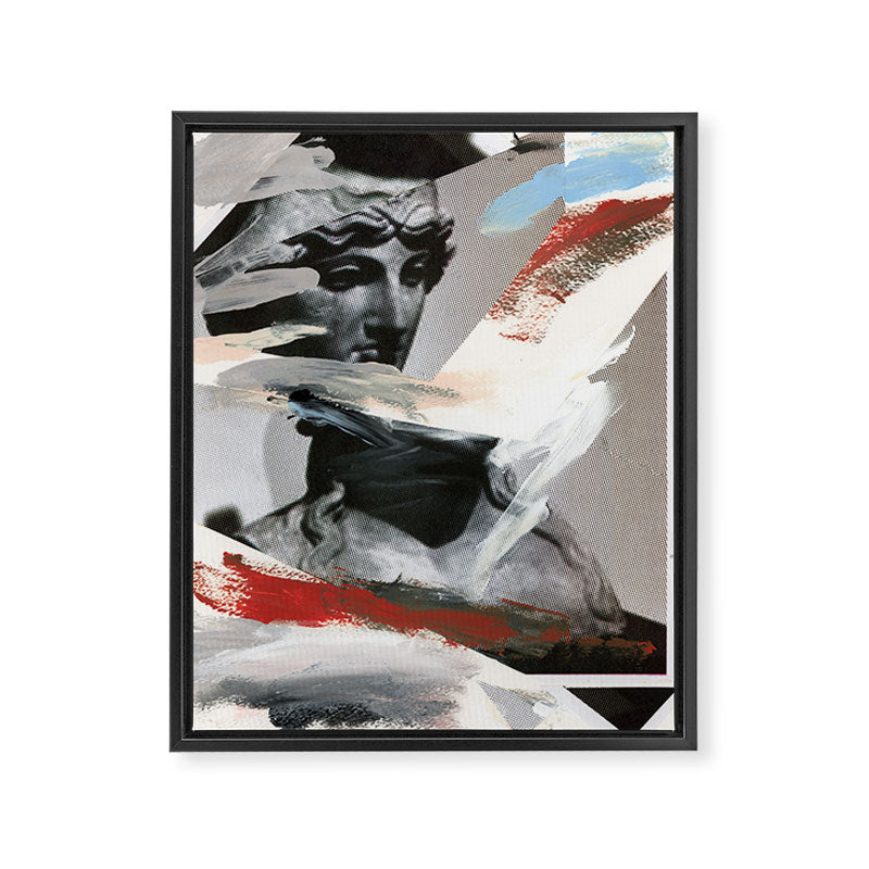 Untitled (Painted Composition 4) Framed Canvas Print Gallery Image 6