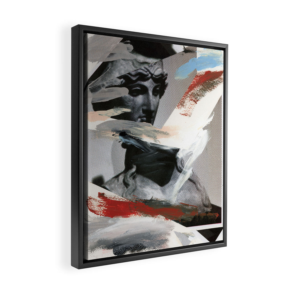Untitled (Painted Composition 4) Framed Canvas Print Gallery Image 2