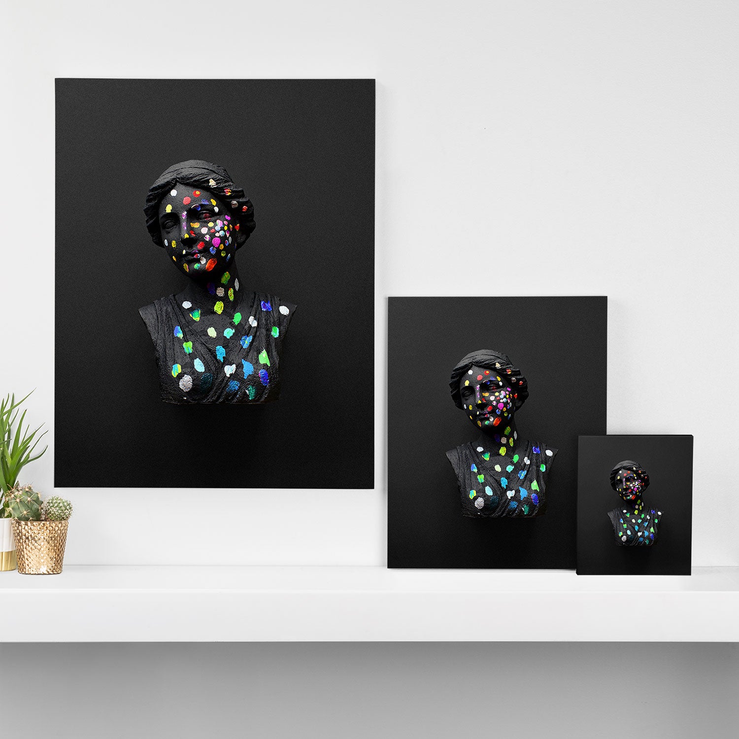 When She Thought of Stars Canvas Print Gallery Image 3