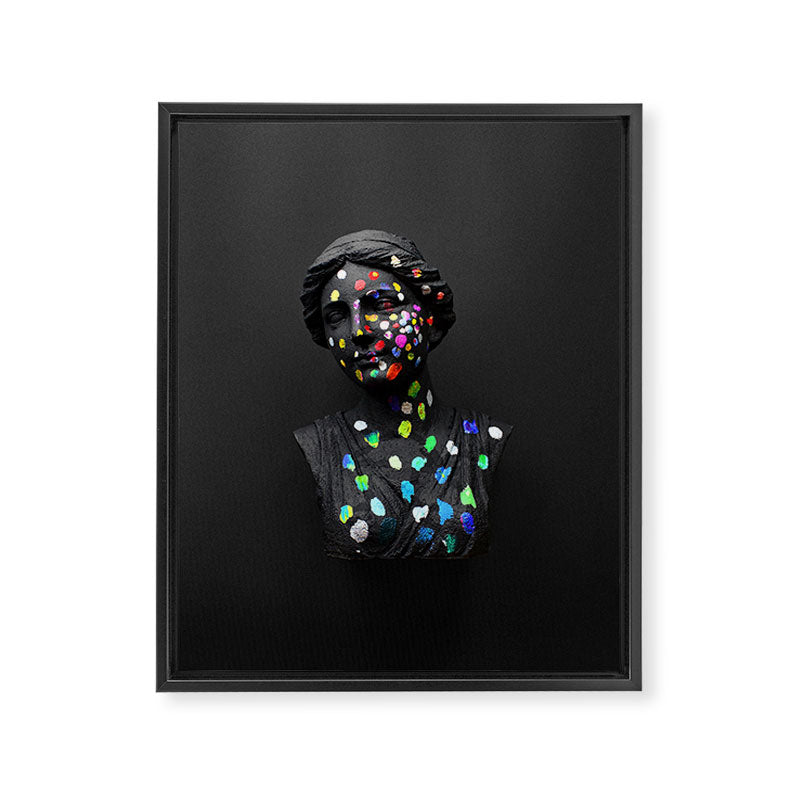 When She Thought of Stars Framed Canvas Print Gallery Image 6