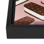 Ice Cream Sandwiches Framed Canvas Print Gallery Image 3