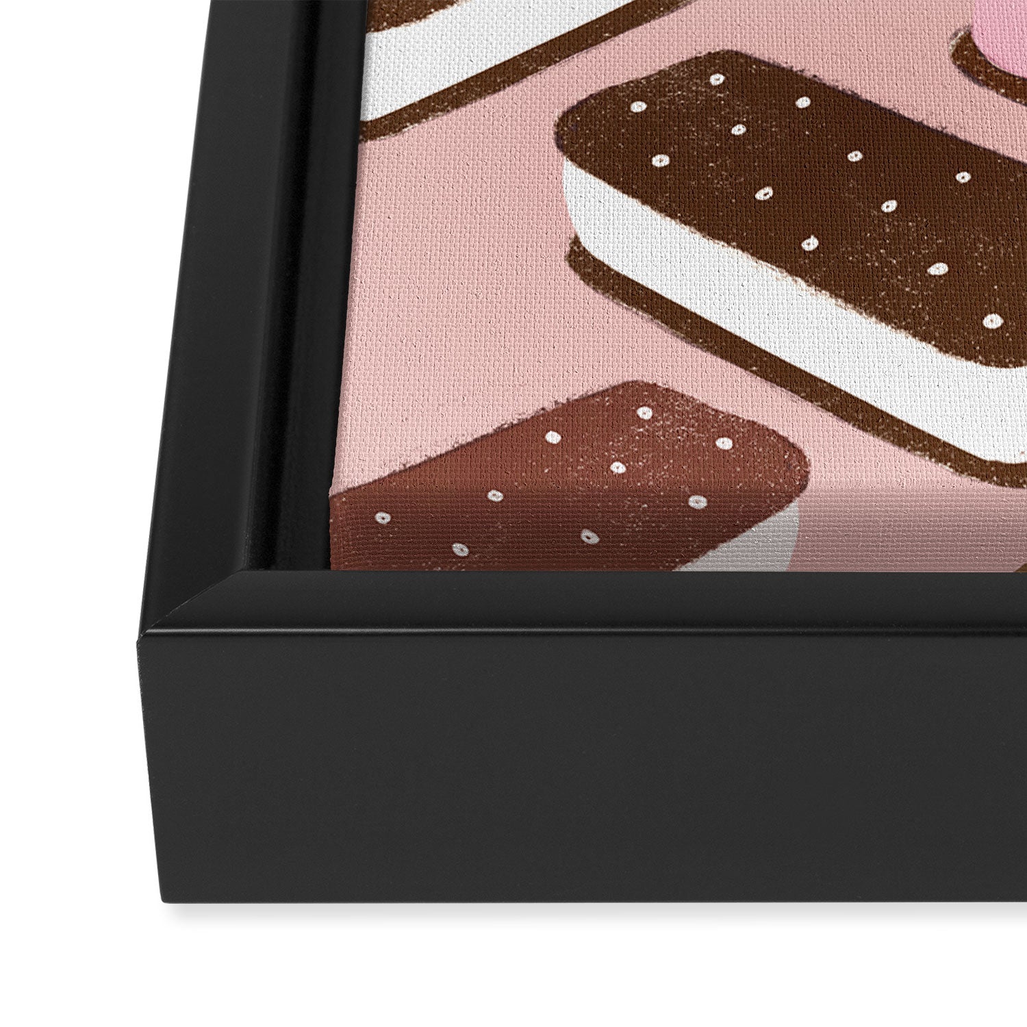 Ice Cream Sandwiches Framed Canvas Print Gallery Image 3