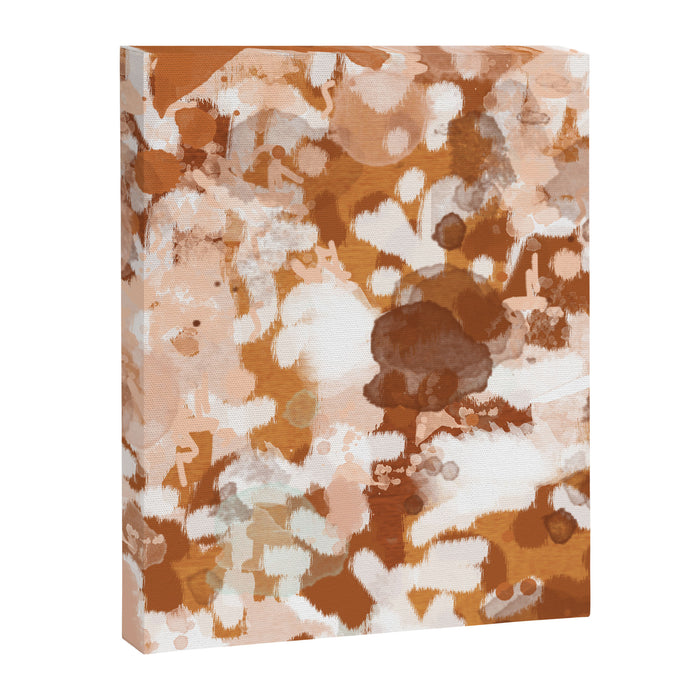 Elian - rust, orange, paint, abstract, boho, painting, clay, terracotta Canvas Print Gallery Image 1