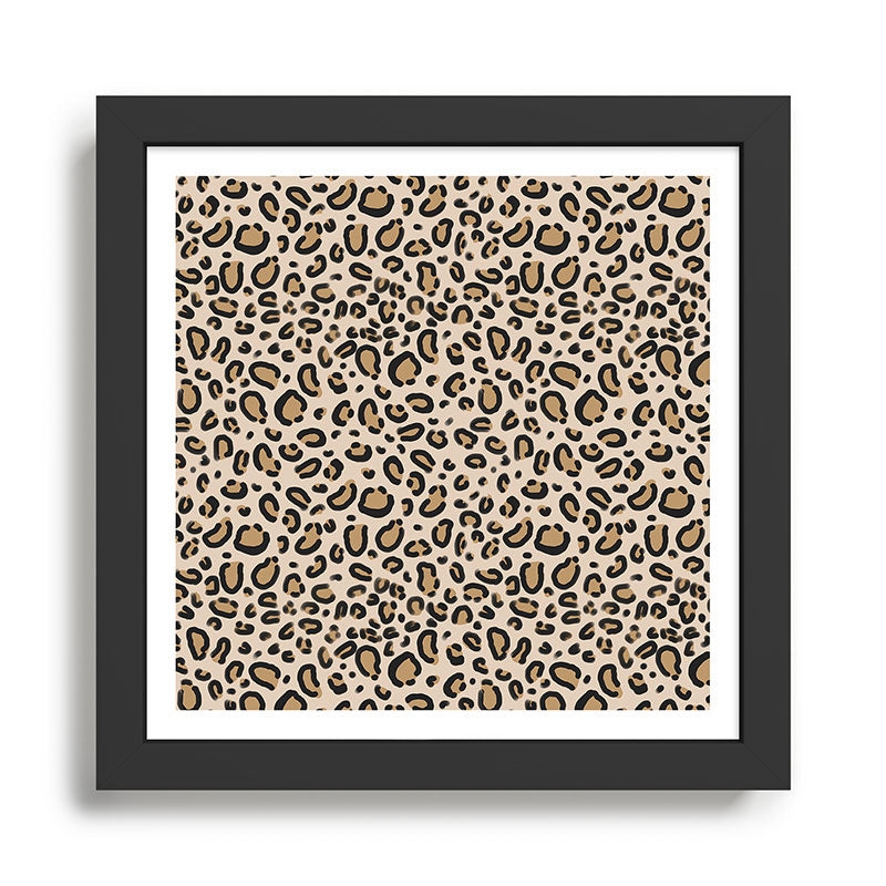 Leopard print - classic cheetah print, animal print Framed Art Print Gallery Image 1