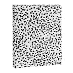 Nadia - Black and White, Animal Print, Dalmatian Spot, Spots, Dots, BW Canvas Print Gallery Image 6