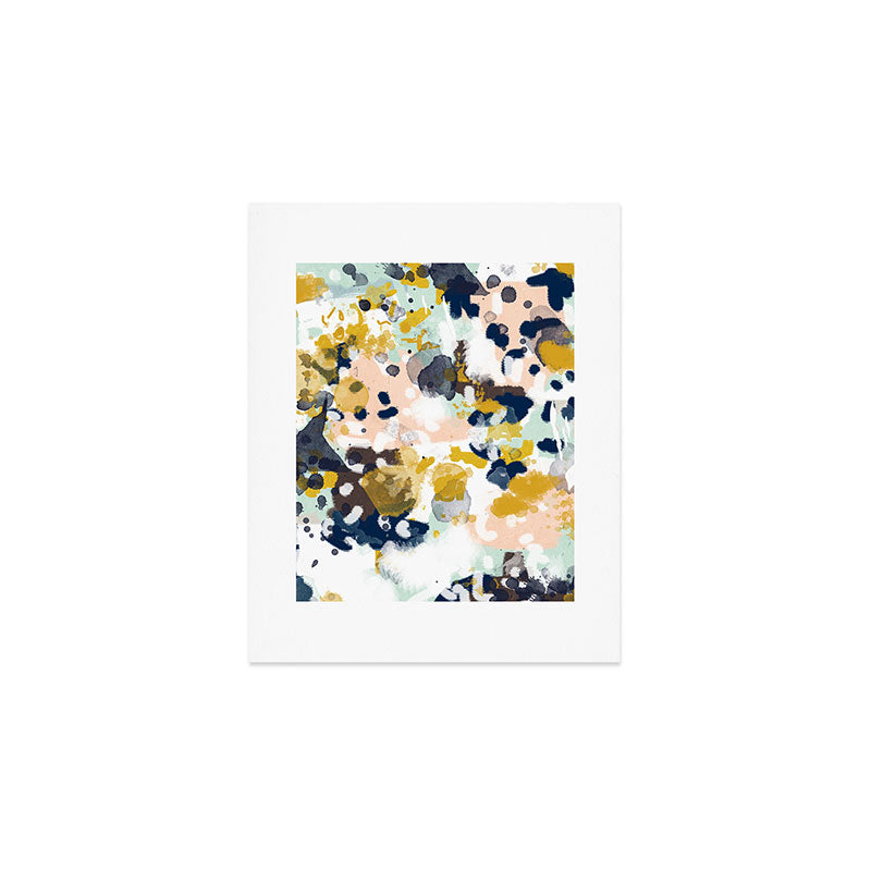 Sloane - abstract painting gender neutral baby nursery dorm college decor Art Print Gallery Image 1